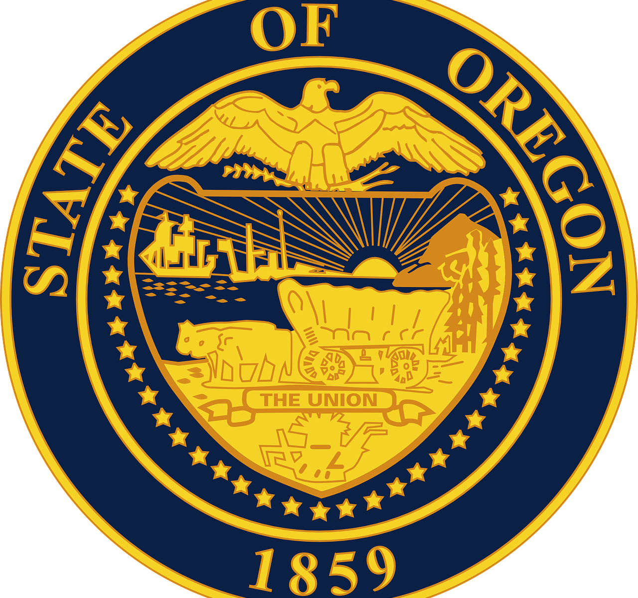 seal, flag, state